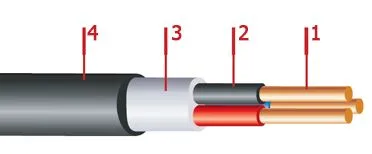 Кабель АВВГз 3х6+1х4